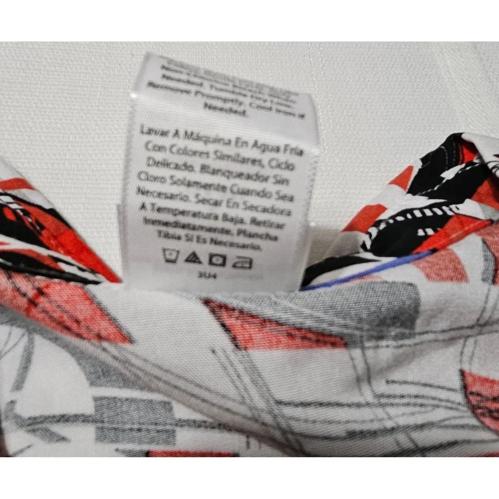 Marvel‎ Captain America Shield Graphic Shirt Button Down Short Sleeve Mens Small - Picture 5 of 8